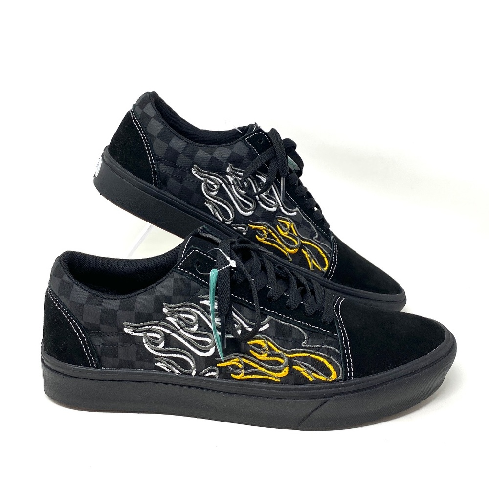 💖MEGA SALE💖VANS Old Skool Comfycush Black Women Suede Canvas VN0A5DYC8VV - Picture 2 of 12